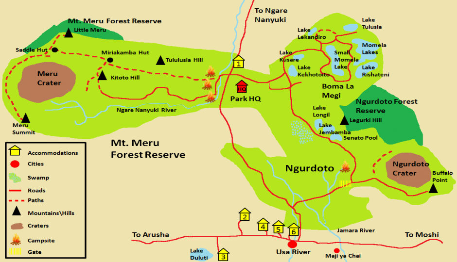 Slides Images for Bush Game Driving And Marangu Hiking
